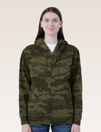 New States Apparel Super Blend Full Zip Hooded Sweatshirt 9600 - Image 2