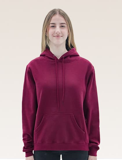 New States Apparel Super Blend Hooded Sweatshirt 9500 - alternate view