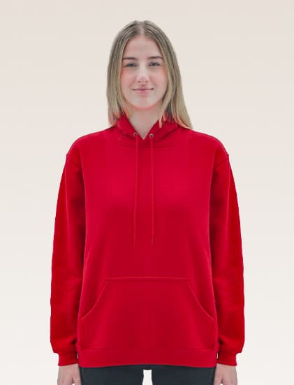 New States Apparel Super Blend Hooded Sweatshirt 9500 - alternate view