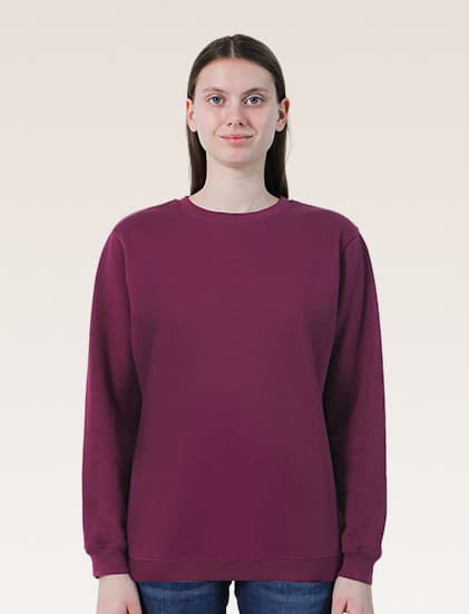 New States Apparel Super Blend Crewneck Sweatshirt 9000 - alternate view