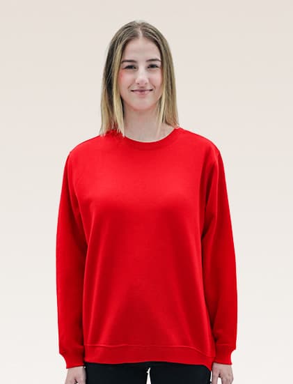 New States Apparel Super Blend Crewneck Sweatshirt 9000 - alternate view