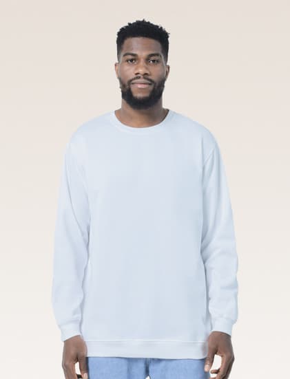 New States Apparel Super Blend Crewneck Sweatshirt 9000 - alternate view