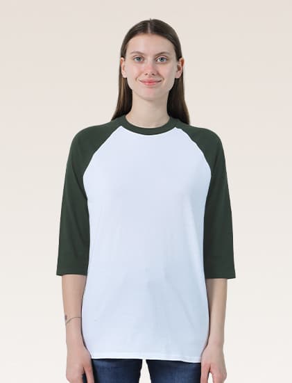 New States Apparel Premium Cotton Raglan 3/4 7260 - Image 2