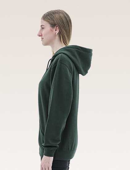 New States Apparel Super Blend Full Zip Hooded Sweatshirt 9600 - Image 3