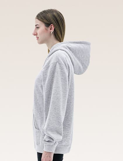 New States Apparel Super Blend Full Zip Hooded Sweatshirt 9600 - Image 3