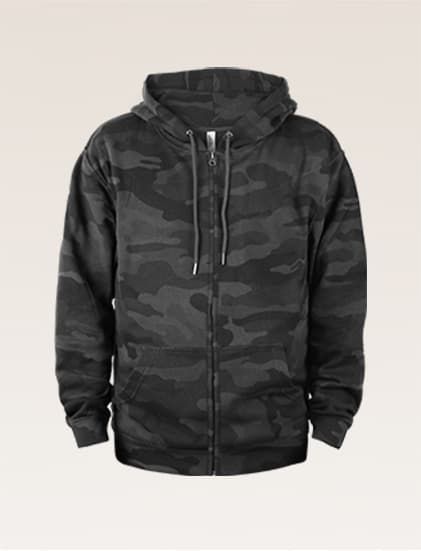 New States Apparel Super Blend Full Zip Hooded Sweatshirt 9600 - Image 1