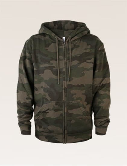 New States Apparel Super Blend Full Zip Hooded Sweatshirt 9600 - Image 1