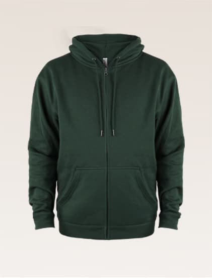 New States Apparel Super Blend Full Zip Hooded Sweatshirt 9600 - Image 1