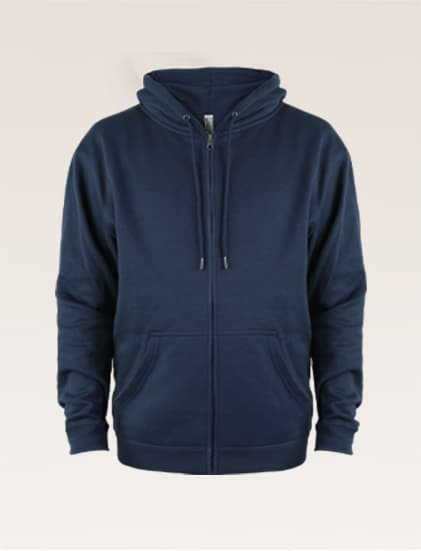 New States Apparel Super Blend Full Zip Hooded Sweatshirt 9600 - Image 1