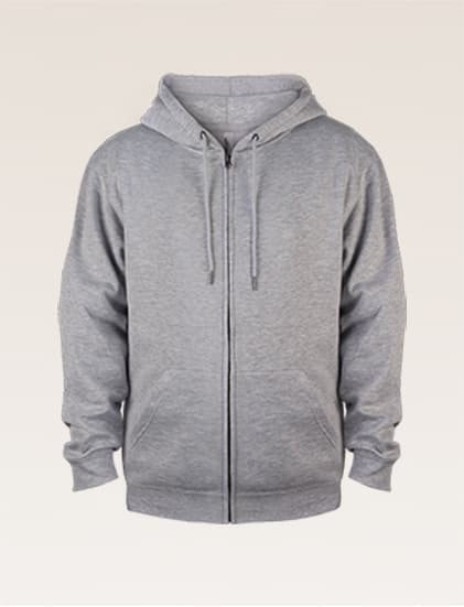 New States Apparel Super Blend Full Zip Hooded Sweatshirt 9600 - Image 1